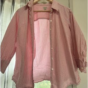 Vintage LL Bean 100% Cotton Button Down Shirt